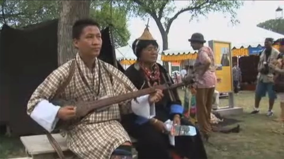 Bhutanese Singer and Lute Player: Kheng Sonam Dorji