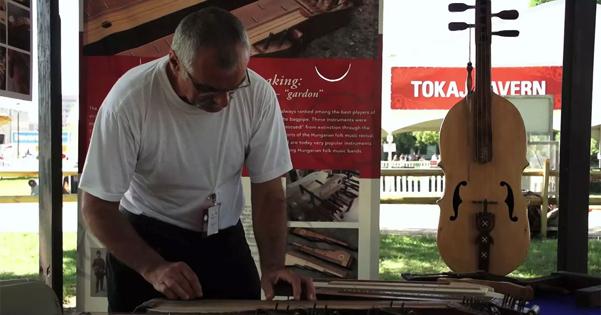 Performance by Hungarian Zither Maker Tibor Gats