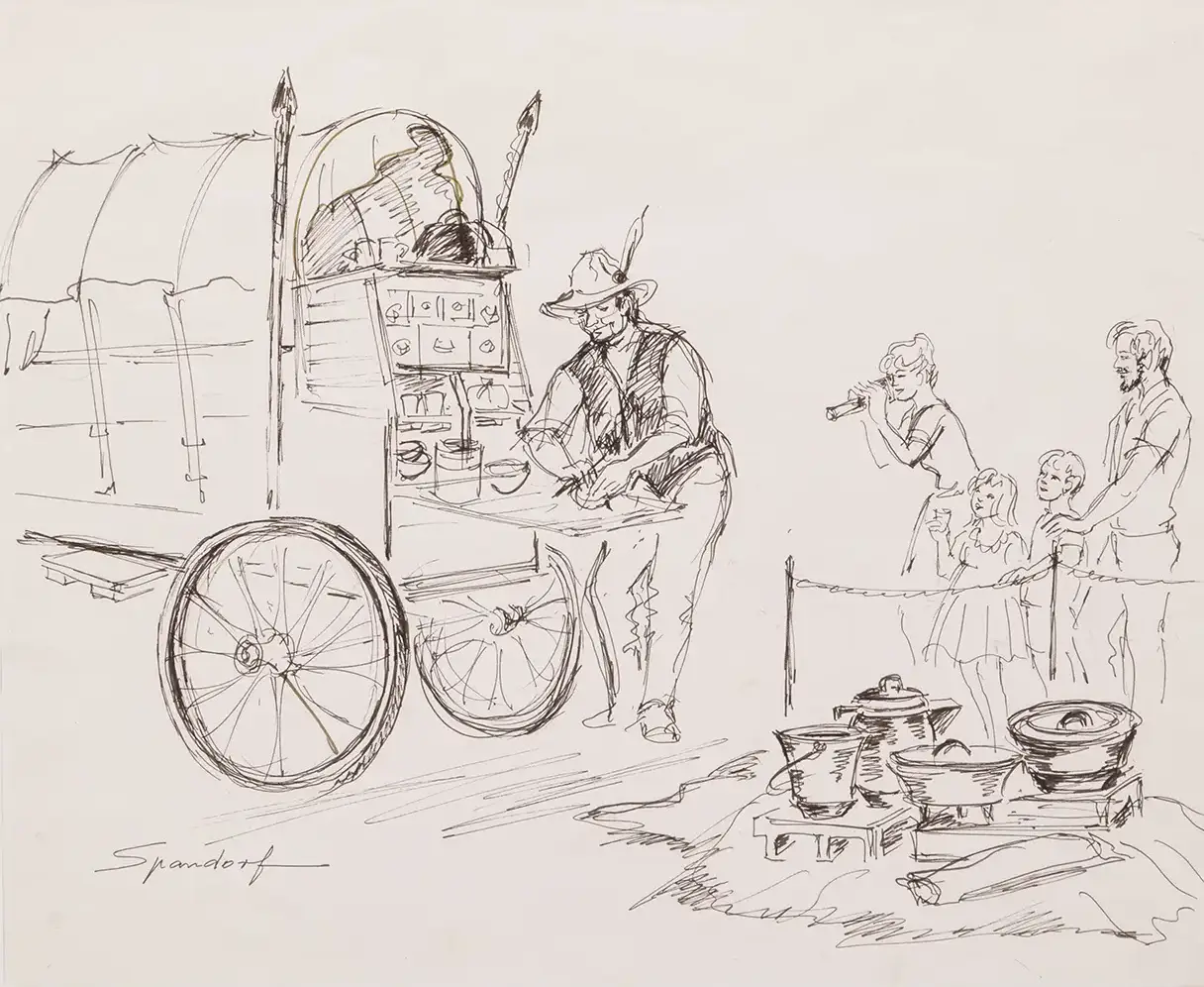 Rope braiders Alejandrina de Mamani and Alejandrina Puma pound the gathered and dried grasses prior to twisting them into rope.