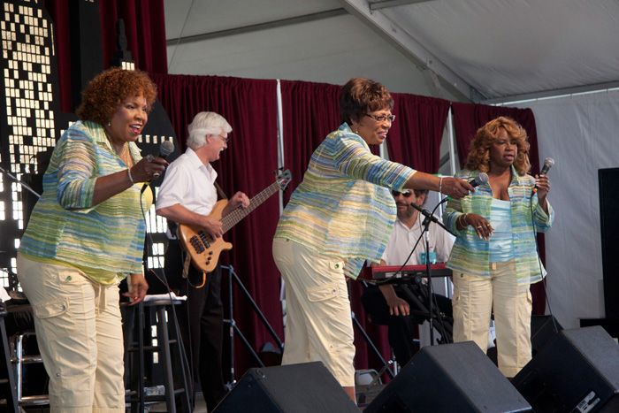 The Dixie Cups on the Motor City Stage.