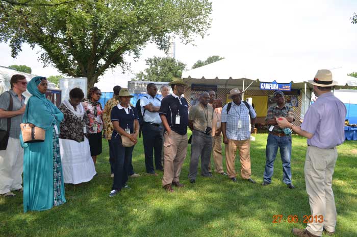 The delegation gathers to meet with Michael Mason, director of the Center for Folklife and Cultural Heritage. Photo by Elizabeth Ouma, courtesy of the Kenya Cultural Centre