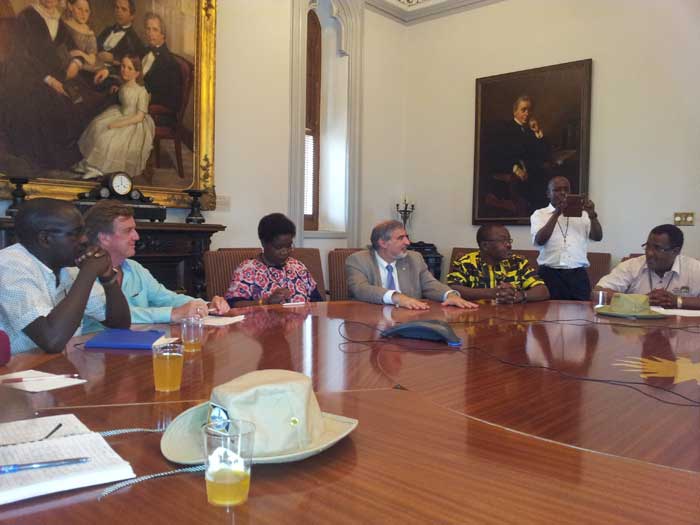 The delegation meets with Richard Kurin, Smithsonian under secretary for history, art, and culture. Photo by Elizabeth Ouma, courtesy of the Kenya Cultural Centre