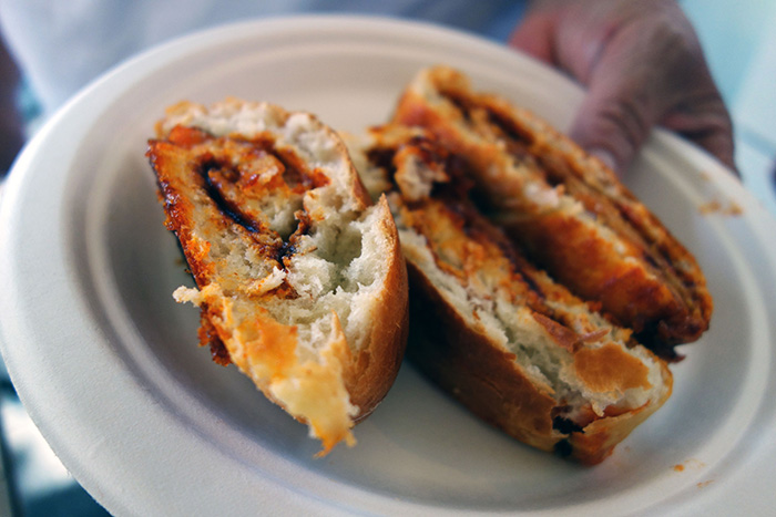 Hungarian paprikás kalács / paprika bread.