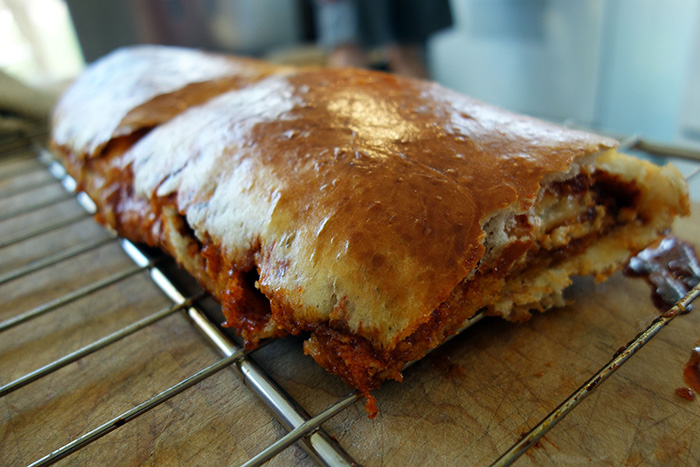 Hungarian paprikás kalács fresh out of the oven!