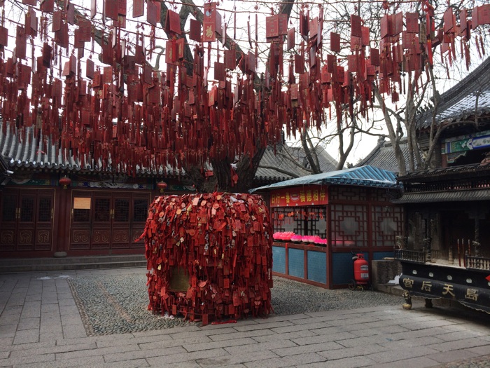 Blessing bags. Photo by Yifei Chen