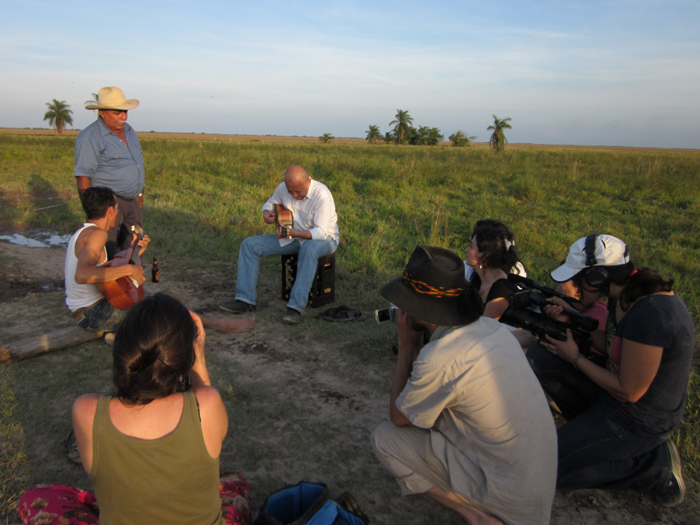 Smithsonian Folklife Festival curatorial team doing fieldwork in Colombia
