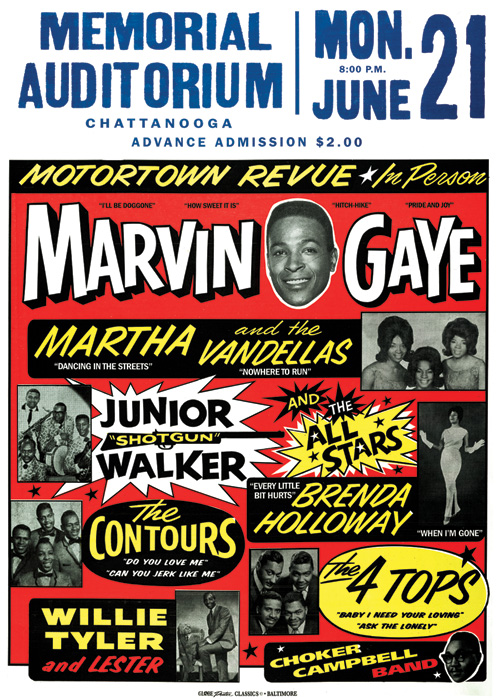 Memorial Auditorium &Motortown Revue& by Globe Poster Printing of Baltimore