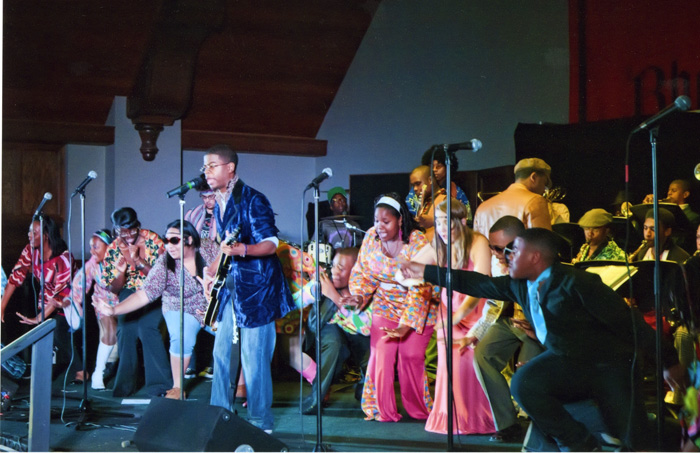  Stax Music Academy students put on a performance in 2010. Photo by Ronnie Booze, courtesy of Stax Museum of American Soul Music