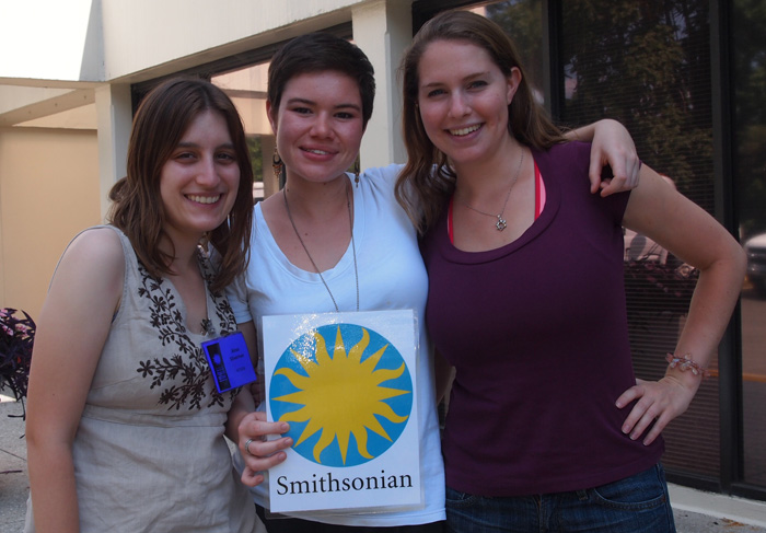 (Left to right) Alexa Silverman, Rebecca Sanders, and Rachel Cohen