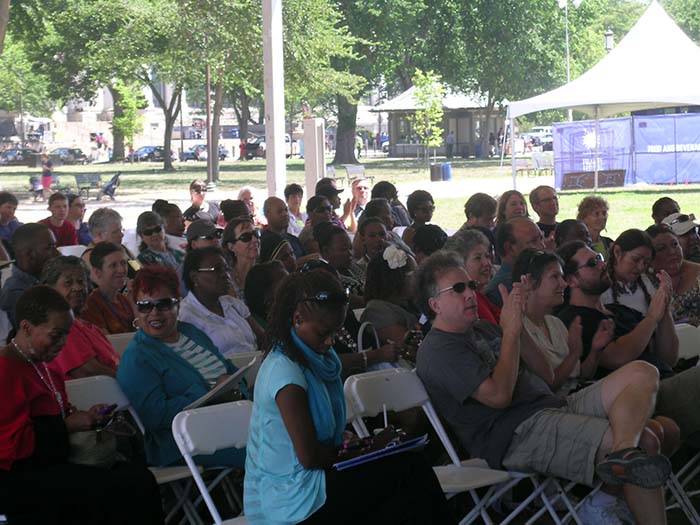 Participants from all three 2012 Festival Programs assembled for orientation.