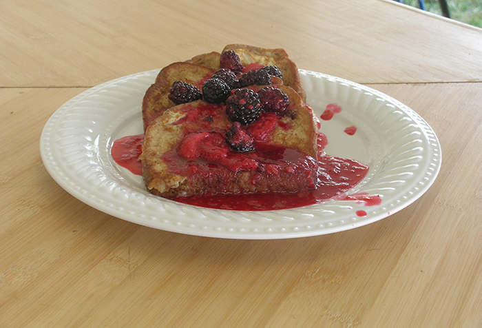 Triple Berry Fruity French Toast from the University of Missouri Nutrition Extension program