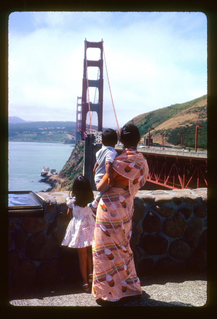 The Sharma family in San Francisco, 1983. Photograph by Prithvi Sharma