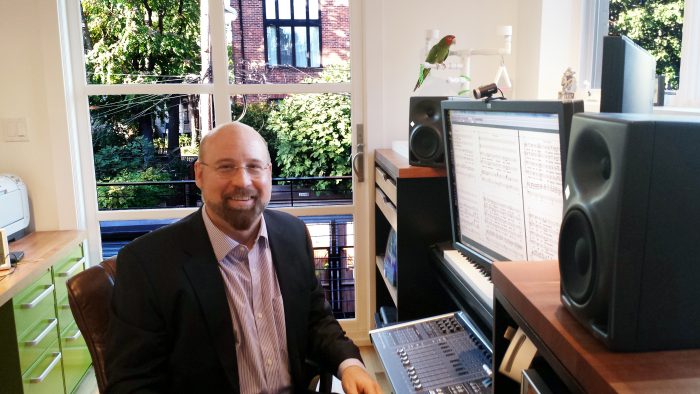 Brian Wilbur Grundstrom in his studio. Photo courtesy of Brian Wilbur Grundstrom.