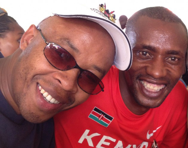 Henry Wanyoike and Joseph Kibunja. Photo by Nabina Liebow