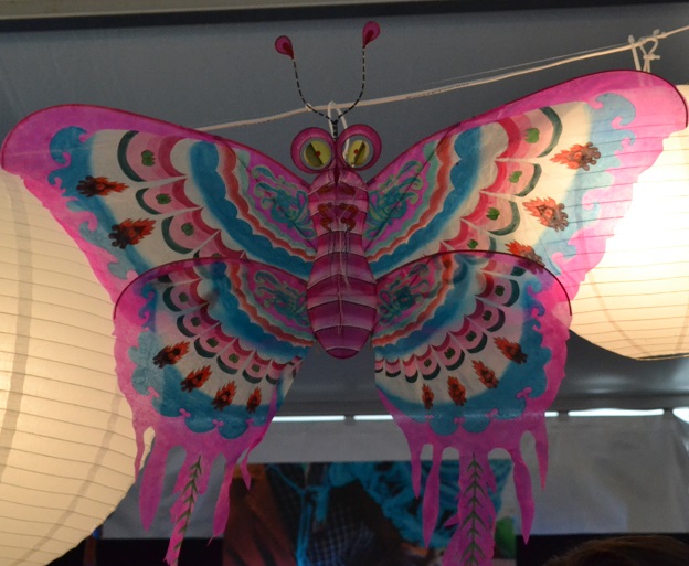 One of Ha Yiqi's butterfly kites.