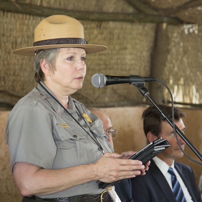 "I learned a new word yesterday," said Superintendent Judy Geniac . "Karibu sana, and it means 'welcome'" from her colleagues in Kenya.