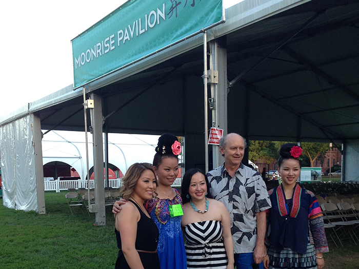 Chinese Miao and American Hmong at Moonrise Pavilion. Photo by Jing Li