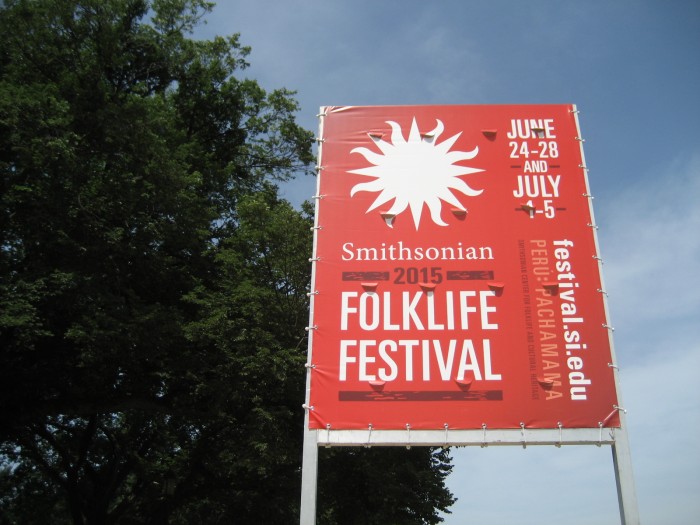 The 2015 Folklife Festival is on the National Mall between Third and Fourth streets. Photo by Elisa Hough, Ralph Rinzler Folklife Archives