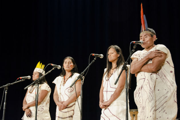 Members of the Wachiperi community shared songs used for healing and chronicling their history. Photo by Michelle Arbeit, Ralph Rinzler Folklife Archives