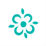 The teal flower represents the Ayacucho artisans and the designs they use in their tin art, retablos, and weavings.