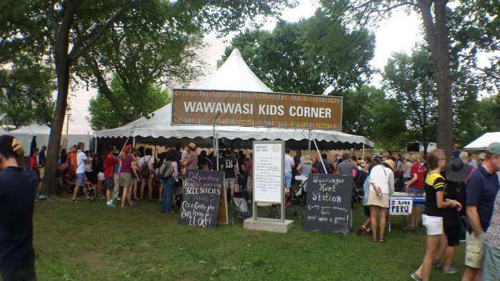 The 2015 <em>Peru: Pachamama</em> program featured the lively Wawawasi Kids Corner, a good model for the Txiki-Txoko. Photo by Betty Belanus