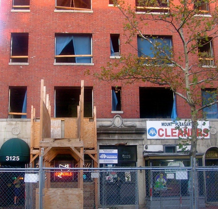 Mt. Pleasant: new condo construction above local businesses. Photo by Fernando C. Sandoval, Oak Street Studio