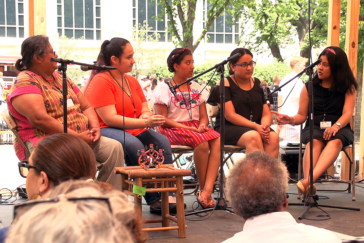 Girlhood on the Move session, July 2, 2017. Photo from video still, Ralph Rinzler Folklife Archives