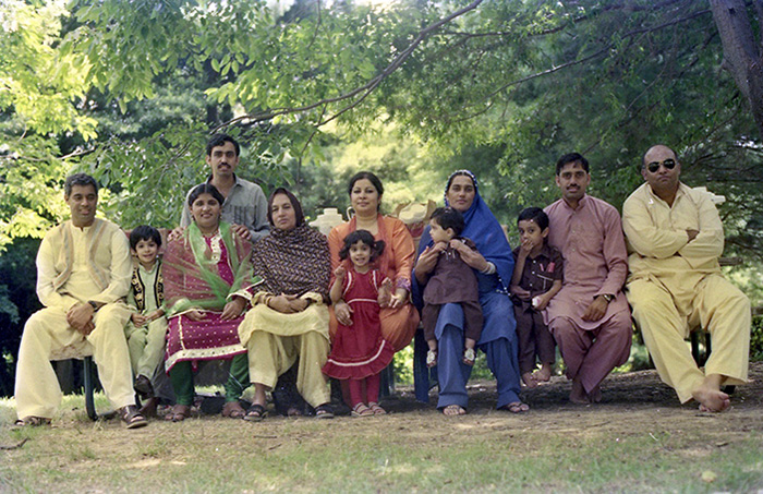 The Rahman family celebrates Eid in 1983. Photo courtesy of Sabir Rahman